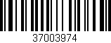 Código de barras (EAN, GTIN, SKU, ISBN): '37003974'