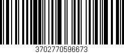 Código de barras (EAN, GTIN, SKU, ISBN): '3702770596673'