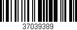 Código de barras (EAN, GTIN, SKU, ISBN): '37039389'