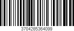 Código de barras (EAN, GTIN, SKU, ISBN): '3704285364099'