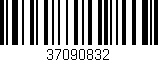 Código de barras (EAN, GTIN, SKU, ISBN): '37090832'