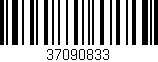 Código de barras (EAN, GTIN, SKU, ISBN): '37090833'