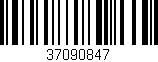 Código de barras (EAN, GTIN, SKU, ISBN): '37090847'