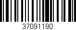 Código de barras (EAN, GTIN, SKU, ISBN): '37091190'
