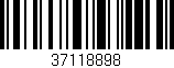 Código de barras (EAN, GTIN, SKU, ISBN): '37118898'