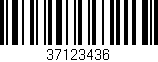 Código de barras (EAN, GTIN, SKU, ISBN): '37123436'