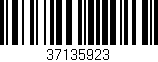 Código de barras (EAN, GTIN, SKU, ISBN): '37135923'