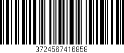 Código de barras (EAN, GTIN, SKU, ISBN): '3724567416858'