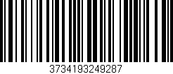 Código de barras (EAN, GTIN, SKU, ISBN): '3734193249287'
