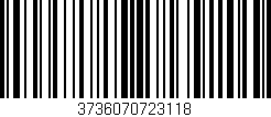 Código de barras (EAN, GTIN, SKU, ISBN): '3736070723118'