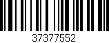 Código de barras (EAN, GTIN, SKU, ISBN): '37377552'