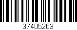 Código de barras (EAN, GTIN, SKU, ISBN): '37405263'