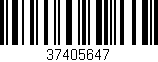 Código de barras (EAN, GTIN, SKU, ISBN): '37405647'