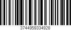 Código de barras (EAN, GTIN, SKU, ISBN): '3744959334928'