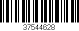 Código de barras (EAN, GTIN, SKU, ISBN): '37544628'