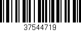 Código de barras (EAN, GTIN, SKU, ISBN): '37544719'