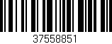 Código de barras (EAN, GTIN, SKU, ISBN): '37558851'