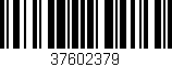 Código de barras (EAN, GTIN, SKU, ISBN): '37602379'