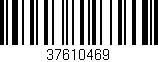 Código de barras (EAN, GTIN, SKU, ISBN): '37610469'