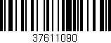 Código de barras (EAN, GTIN, SKU, ISBN): '37611090'