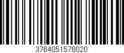 Código de barras (EAN, GTIN, SKU, ISBN): '3764051578020'