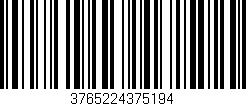 Código de barras (EAN, GTIN, SKU, ISBN): '3765224375194'