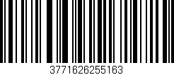 Código de barras (EAN, GTIN, SKU, ISBN): '3771626255163'