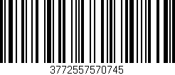 Código de barras (EAN, GTIN, SKU, ISBN): '3772557570745'