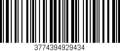 Código de barras (EAN, GTIN, SKU, ISBN): '3774394929434'