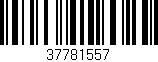 Código de barras (EAN, GTIN, SKU, ISBN): '37781557'