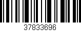 Código de barras (EAN, GTIN, SKU, ISBN): '37833696'