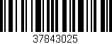 Código de barras (EAN, GTIN, SKU, ISBN): '37843025'