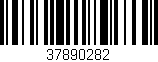 Código de barras (EAN, GTIN, SKU, ISBN): '37890282'