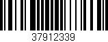 Código de barras (EAN, GTIN, SKU, ISBN): '37912339'