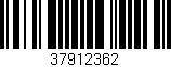 Código de barras (EAN, GTIN, SKU, ISBN): '37912362'