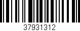 Código de barras (EAN, GTIN, SKU, ISBN): '37931312'