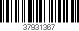 Código de barras (EAN, GTIN, SKU, ISBN): '37931367'