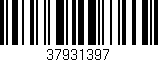 Código de barras (EAN, GTIN, SKU, ISBN): '37931397'