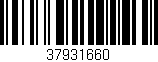 Código de barras (EAN, GTIN, SKU, ISBN): '37931660'