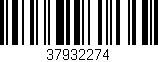 Código de barras (EAN, GTIN, SKU, ISBN): '37932274'