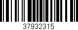 Código de barras (EAN, GTIN, SKU, ISBN): '37932315'