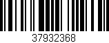 Código de barras (EAN, GTIN, SKU, ISBN): '37932368'