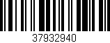 Código de barras (EAN, GTIN, SKU, ISBN): '37932940'