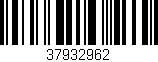 Código de barras (EAN, GTIN, SKU, ISBN): '37932962'