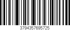 Código de barras (EAN, GTIN, SKU, ISBN): '3794357695725'