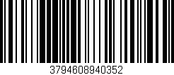 Código de barras (EAN, GTIN, SKU, ISBN): '3794608940352'