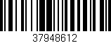 Código de barras (EAN, GTIN, SKU, ISBN): '37948612'