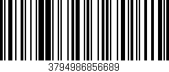 Código de barras (EAN, GTIN, SKU, ISBN): '3794986856689'