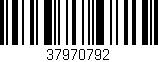 Código de barras (EAN, GTIN, SKU, ISBN): '37970792'