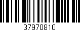 Código de barras (EAN, GTIN, SKU, ISBN): '37970810'